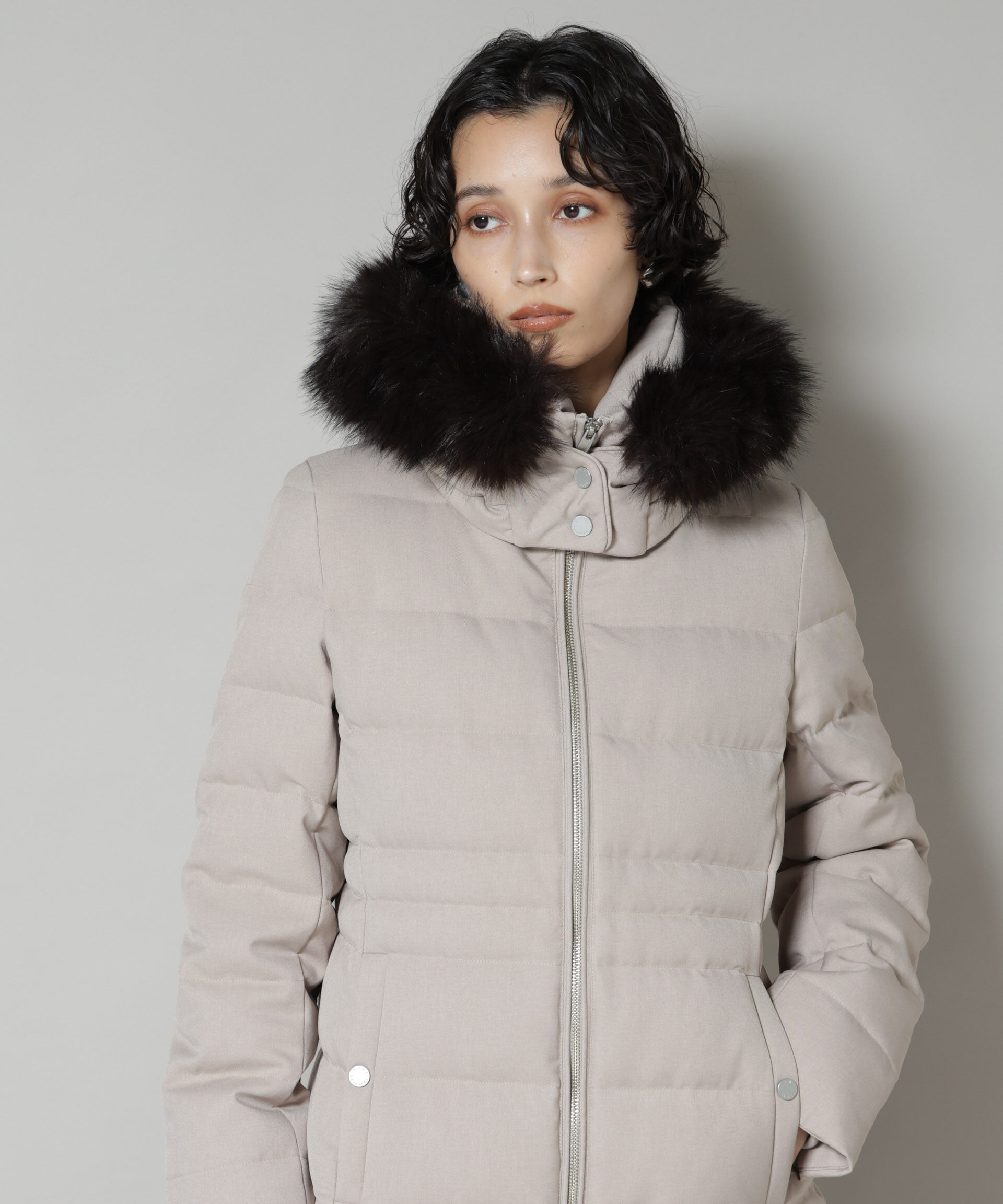 NANO universe「「西川ダウン(R)」サージロングダウン」|ダウン|