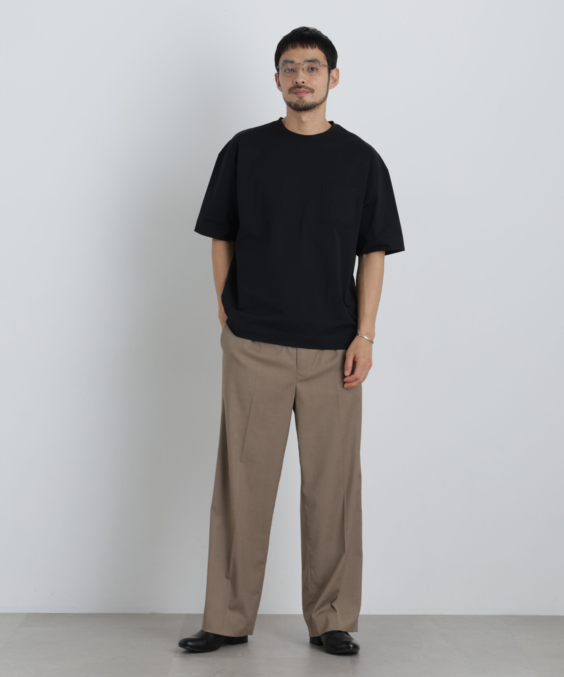 NANO universe「テックポケットTシャツ 半袖」|Tシャツ・カットソー|