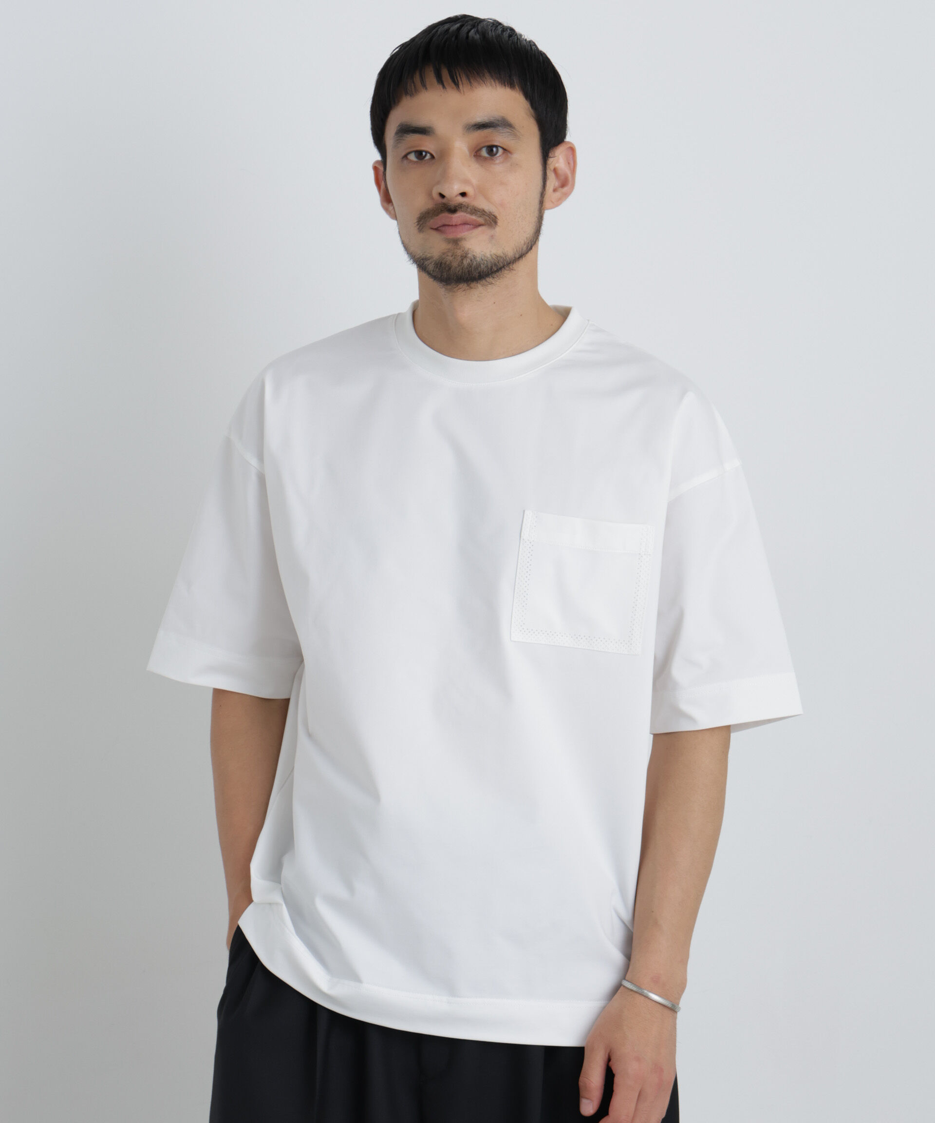 NANO universe「テックポケットTシャツ 半袖」|Tシャツ・カットソー|