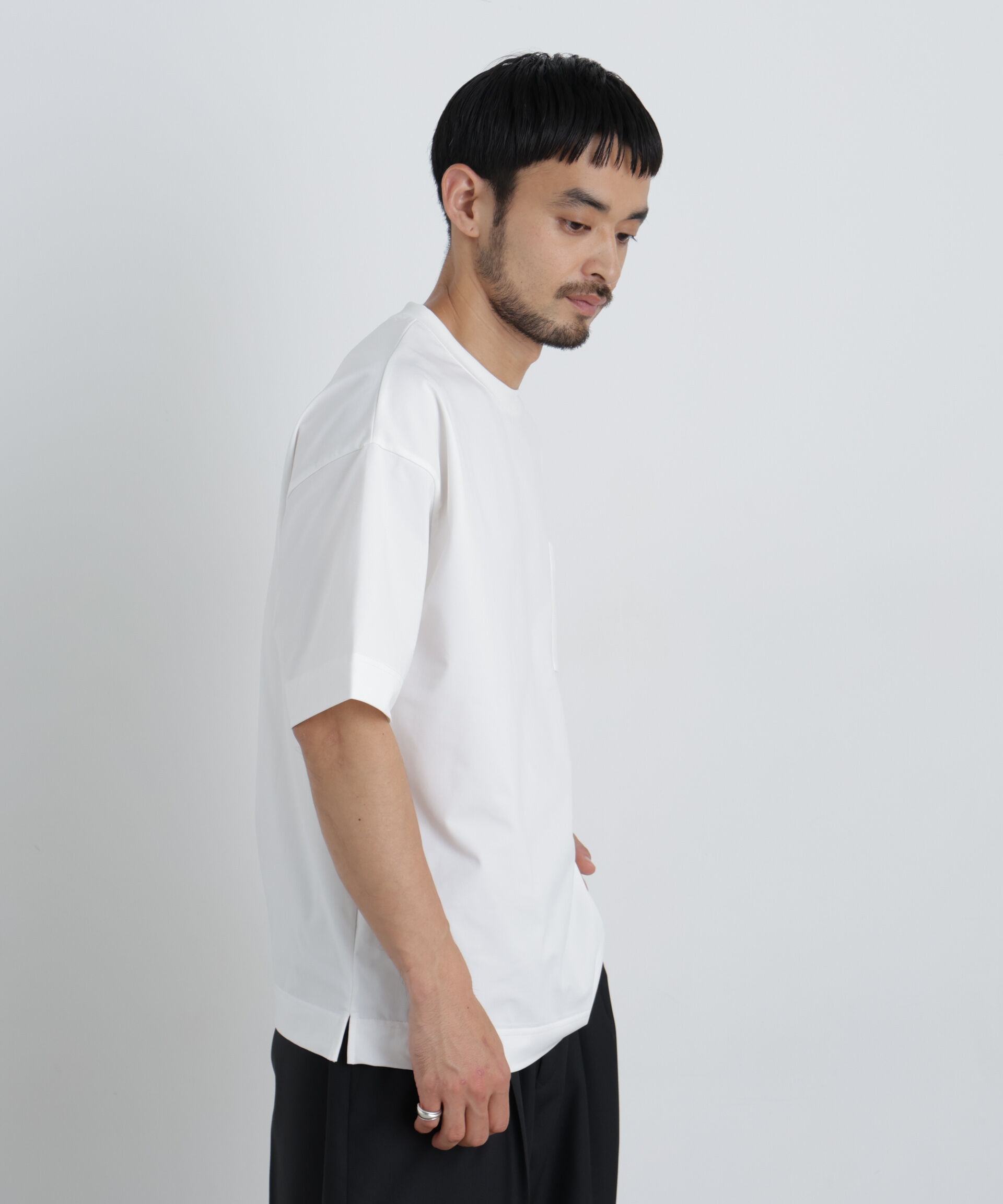 NANO universe「テックポケットTシャツ 半袖」|Tシャツ・カットソー|