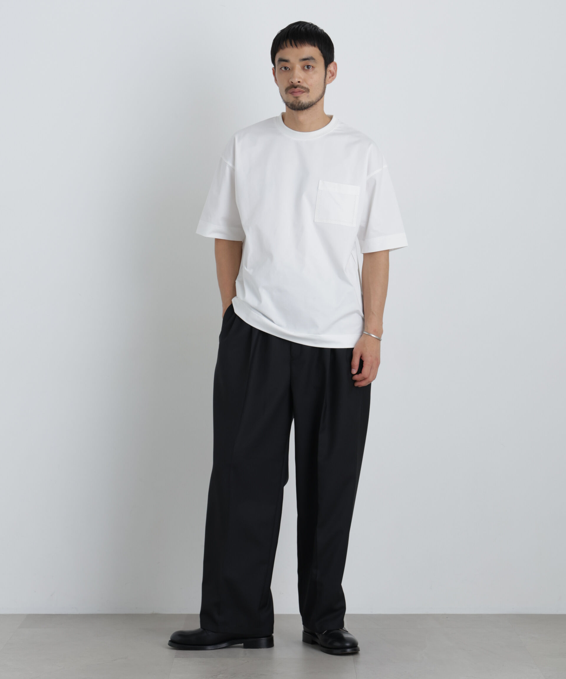 NANO universe「テックポケットTシャツ 半袖」|Tシャツ・カットソー|