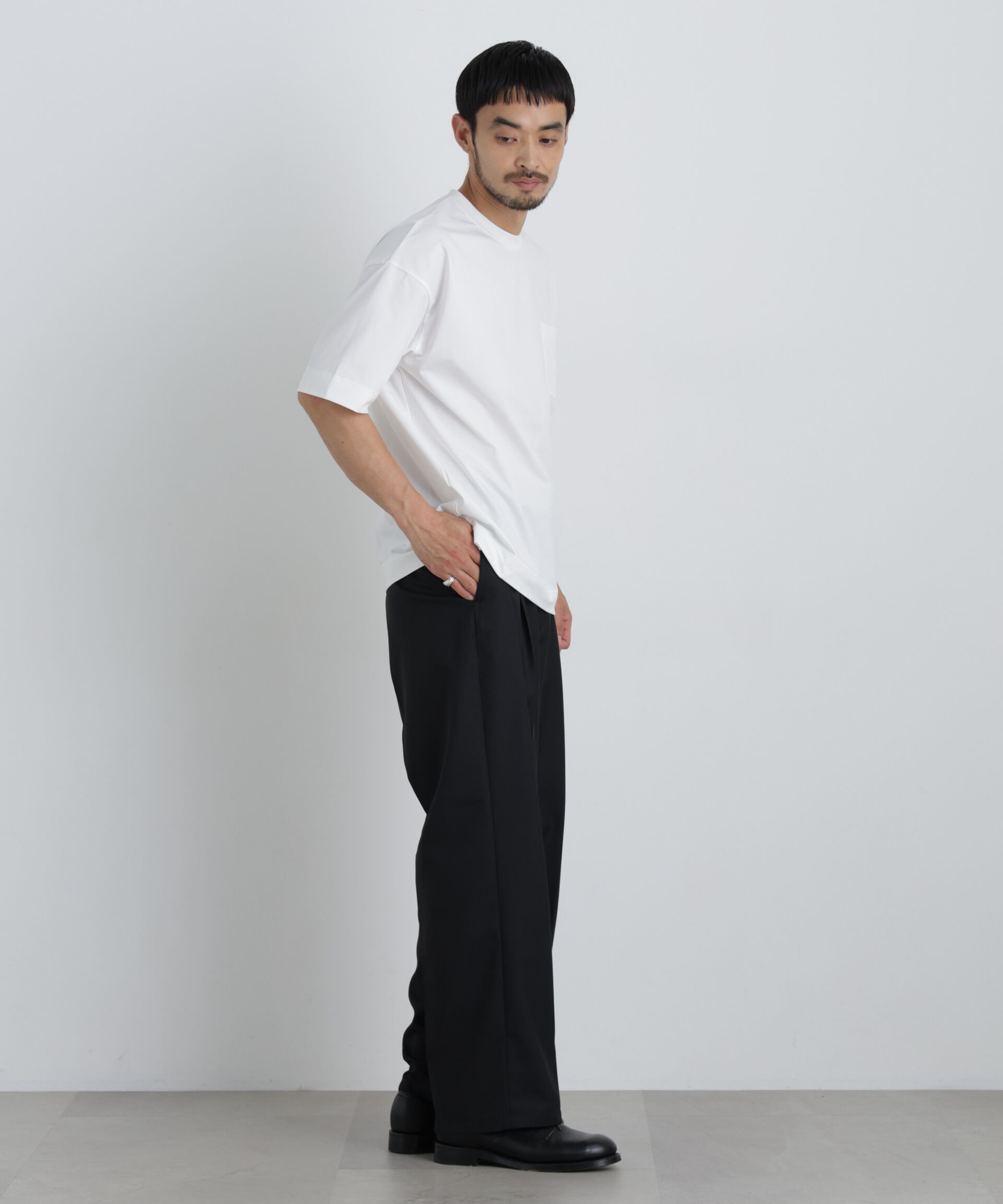 NANO universe「テックポケットTシャツ 半袖」|Tシャツ・カットソー|