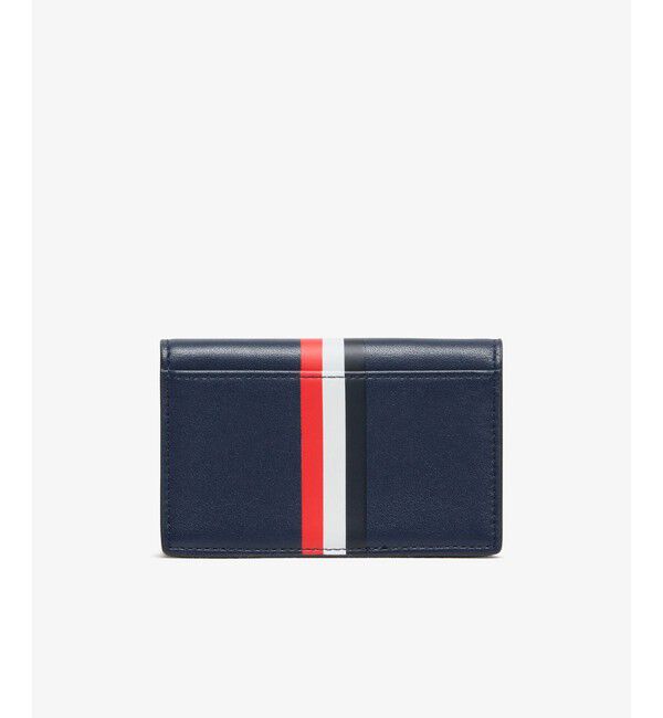 LACOSTE「トリコロールプリントレザーカードケース」|名刺入れ・カードケース|