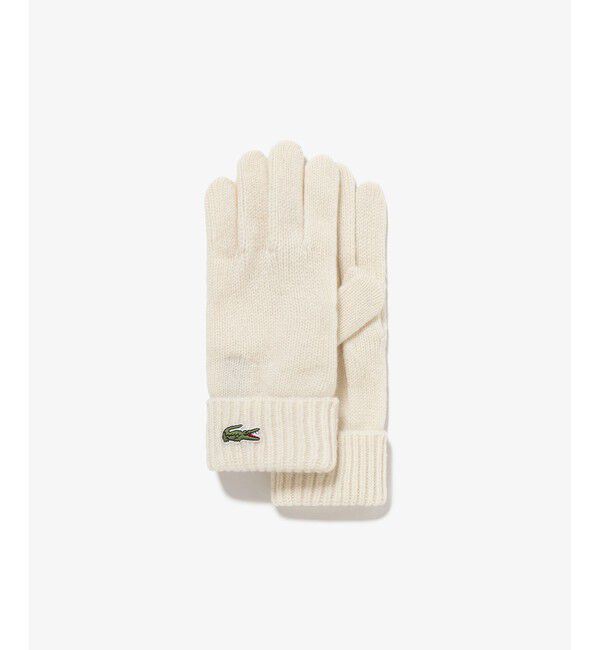LACOSTE「エッセンシャル ウールニットグローブ」|手袋|