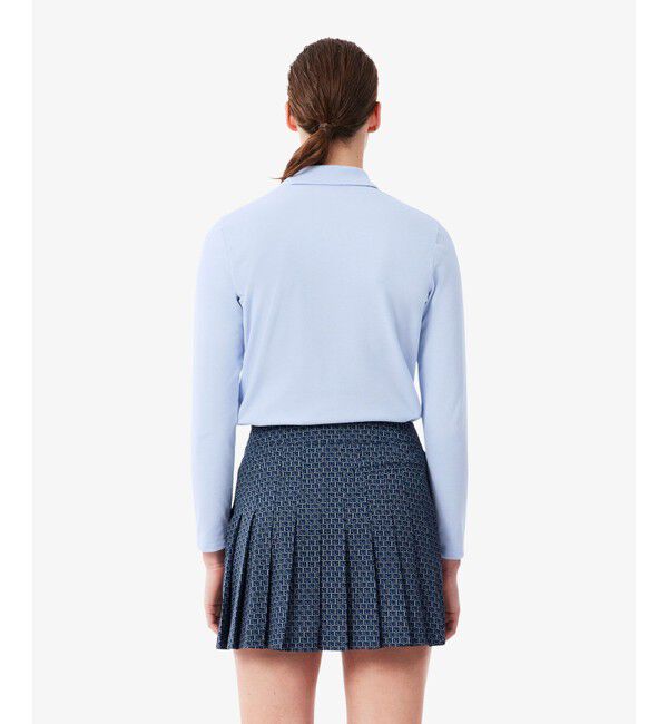 LACOSTE「ヒートレギュレーション＆UVカット鹿の子ゴルフポロシャツ」|ポロシャツ|