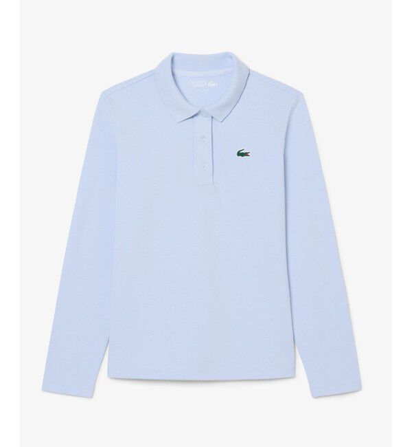 LACOSTE「ヒートレギュレーション＆UVカット鹿の子ゴルフポロシャツ」|ポロシャツ|