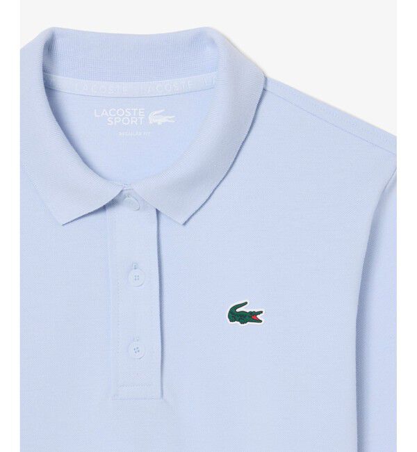 LACOSTE「ヒートレギュレーション＆UVカット鹿の子ゴルフポロシャツ」|ポロシャツ|