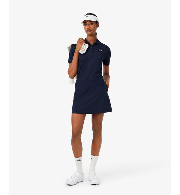 LACOSTE「UVカット スリムフィットUVプロテクトウルトラドライゴルフポロシャツ」|ポロシャツ|