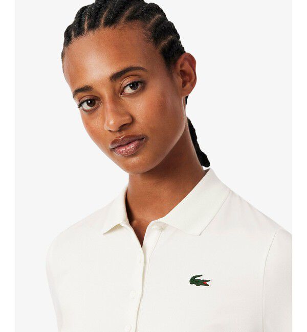 LACOSTE「UVカット スリムフィットUVプロテクトウルトラドライゴルフポロシャツ」|ポロシャツ|