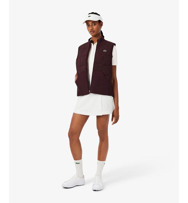 LACOSTE「UVカット スリムフィットUVプロテクトウルトラドライゴルフポロシャツ」|ポロシャツ|