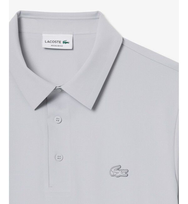 LACOSTE「UPF50+ UVカット ミニマルテックポロシャツ」|ポロシャツ|