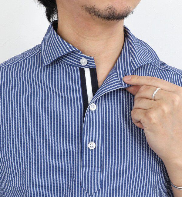 NOLLEY'S goodman「【BECシリーズ】《ビジカジ対応》サッカーテープポロシャツ / ビズポロ /26SS」|ポロシャツ|