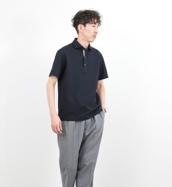 NOLLEY'S goodman「【BECシリーズ】《ビジカジ対応》サッカーテープポロシャツ / ビズポロ /26SS」|ポロシャツ|