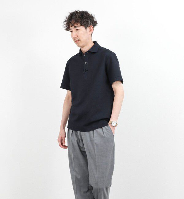 NOLLEY'S goodman「【BECシリーズ】《ビジカジ対応》サッカーテープポロシャツ / ビズポロ /26SS」|ポロシャツ|