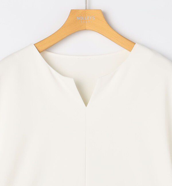 NOLLEY'S sophi「《セットアップ対応》NEW morisachiウォッシャブルツイルケープ風ブラウス」|シャツ・ブラウス|