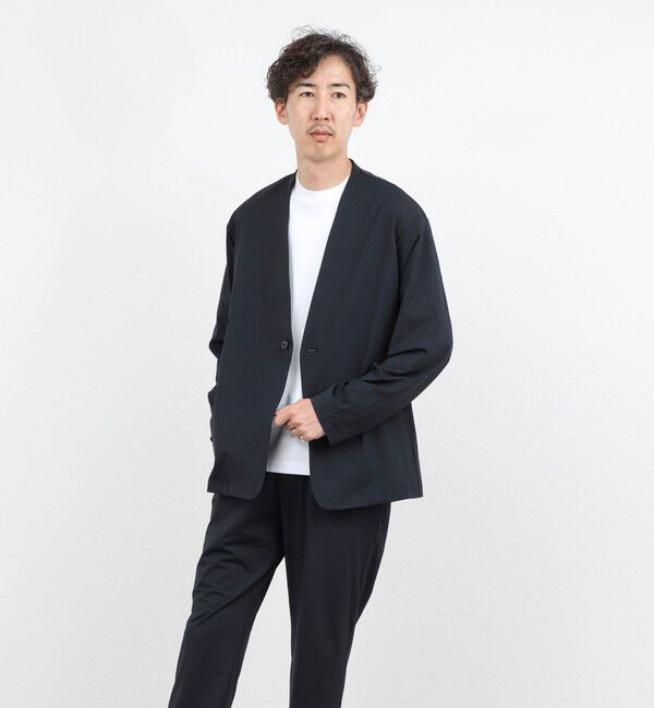 NOLLEY'S goodman「《ビジカジ/セットアップ対応》Vertical 冷感トリコットカーディガン 26SS」|カーディガン|