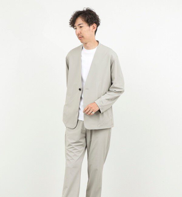 NOLLEY'S goodman「《ビジカジ/セットアップ対応》Vertical 冷感トリコットカーディガン 26SS」|カーディガン|