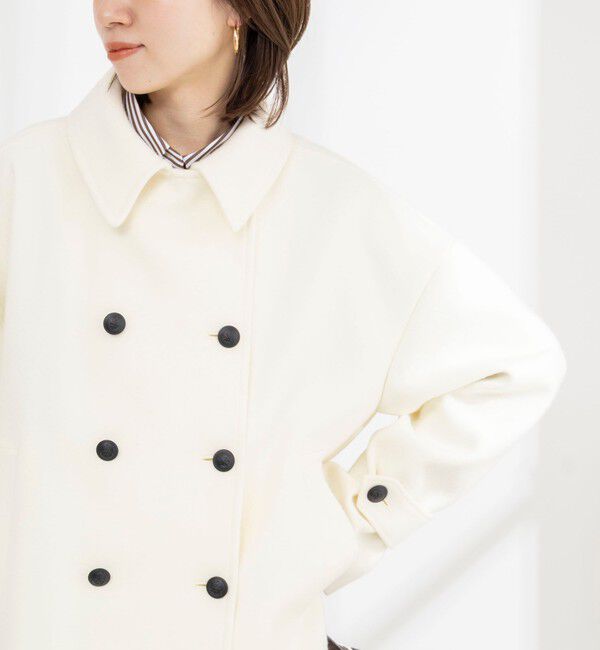 NOLLEY'S「NMPライトメルトンピーコート」|ピーコート|