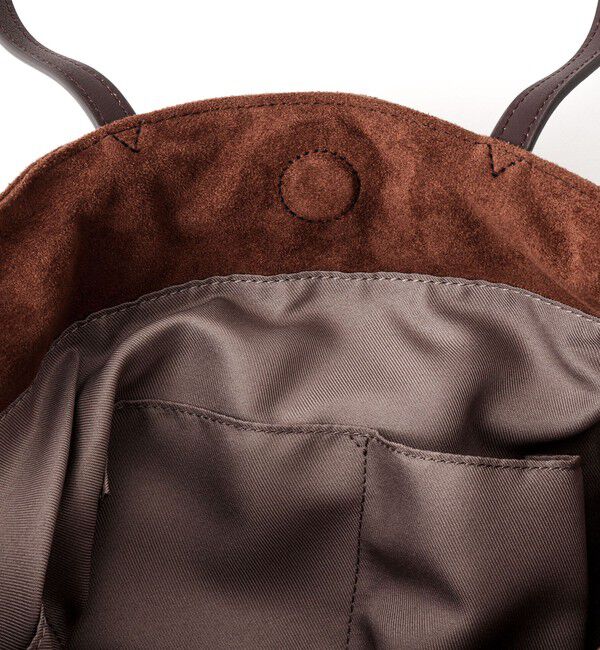 NOLLEY'S goodman「【Un coeur/アンクール】K906021 SUEDE DRAPE 2WAY TOTE」|トートバッグ|