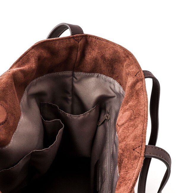 NOLLEY'S goodman「【Un coeur/アンクール】K906021 SUEDE DRAPE 2WAY TOTE」|トートバッグ|
