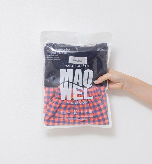 MAQWEL「【MAQWEL/マクウェル】RoomWear Tshirts+Shorts」|Tシャツ・カットソー|