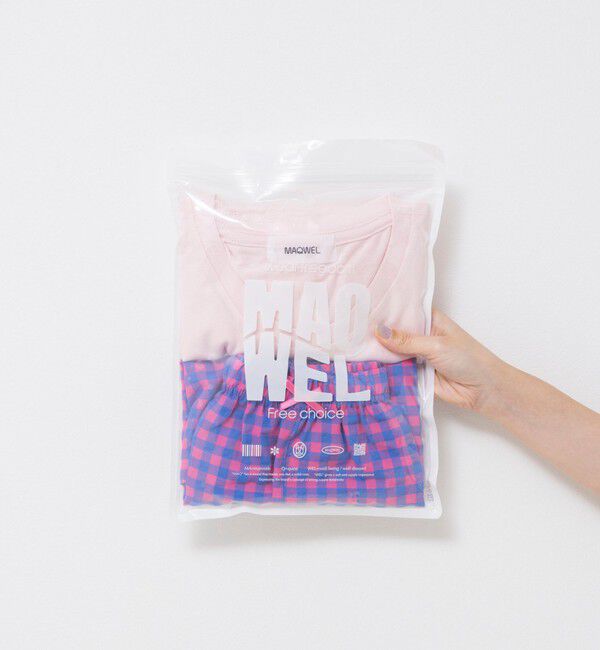 MAQWEL「【MAQWEL/マクウェル】RoomWear Tshirts+Shorts」|Tシャツ・カットソー|
