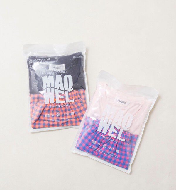 MAQWEL「【MAQWEL/マクウェル】RoomWear Tshirts+Shorts」|Tシャツ・カットソー|