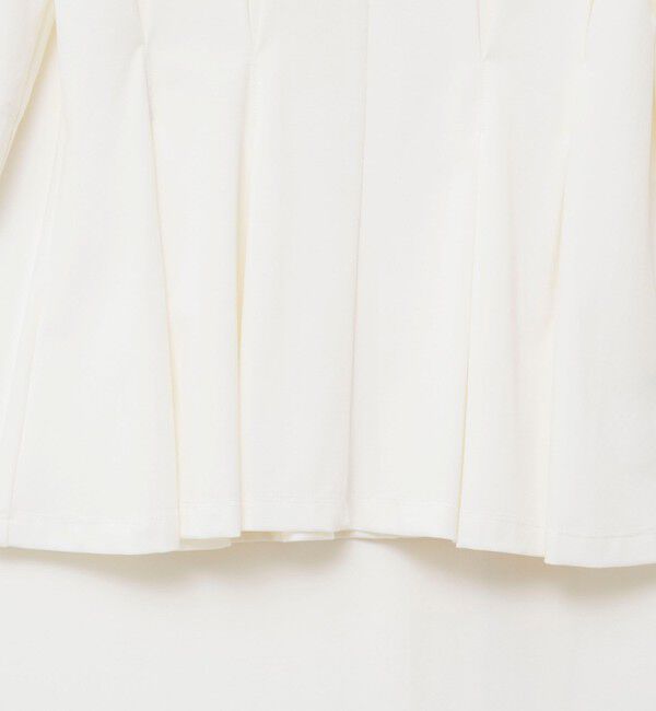 NOLLEY'S「《接触冷感/UVカット》ウォッシャブルハイスペックジャージペプラムプルオーバー」|Tシャツ・カットソー|