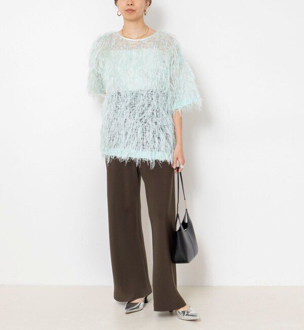 NOLLEY'S sophi「【NOLLEY&rsquo;S mgr.松葉別注・一部WEB限定色】《セットアップ》ツイルバイヤス洗練美脚パンツ」|その他|