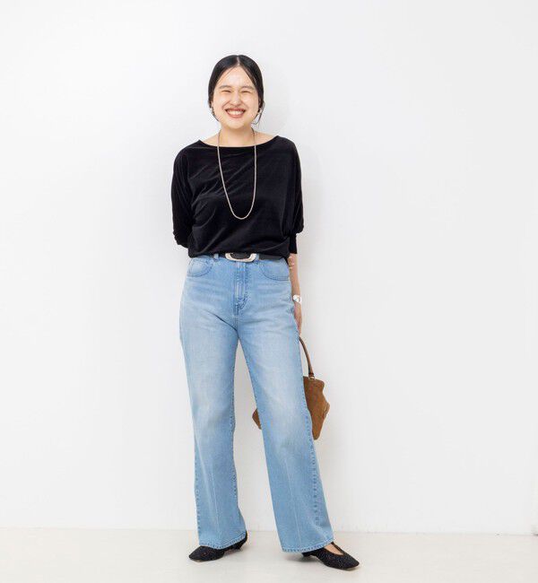NOLLEY'S sophi「【BECシリーズ】ウォッシャブルベロアドルマン2WAYプルオーバー」|Tシャツ・カットソー|