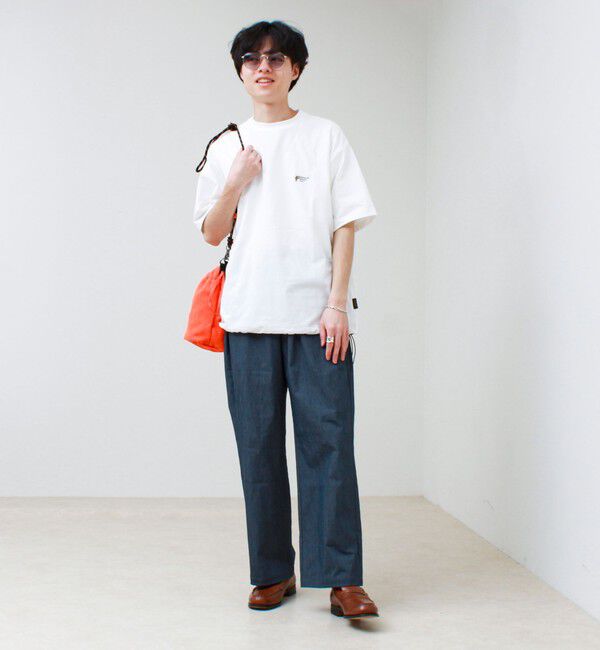 GLOSTER「【UNIVERSAL OVERALL】Summer knit purse」|ショルダー・メッセンジャー|