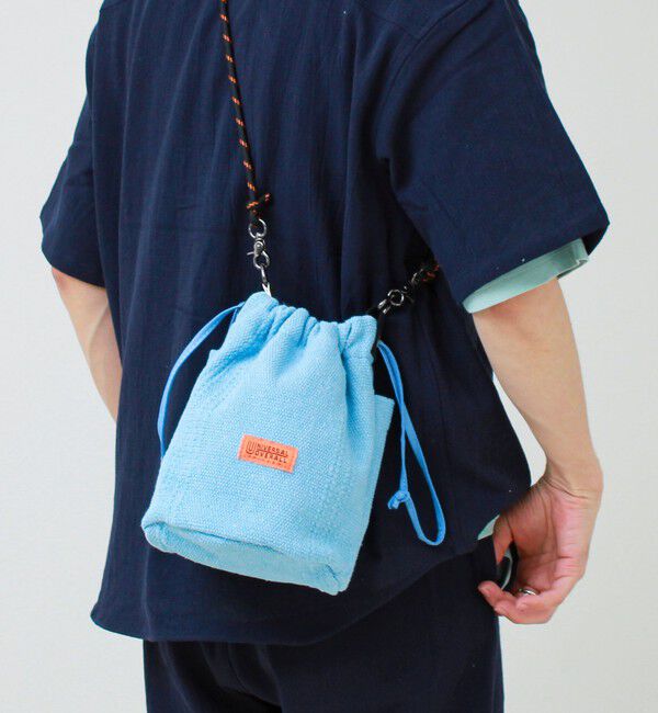 GLOSTER「【UNIVERSAL OVERALL】Summer knit purse」|ショルダー・メッセンジャー|