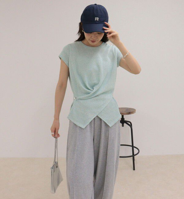 fredy emue「ニットソーカシュクールプルオーバー」|Tシャツ・カットソー|