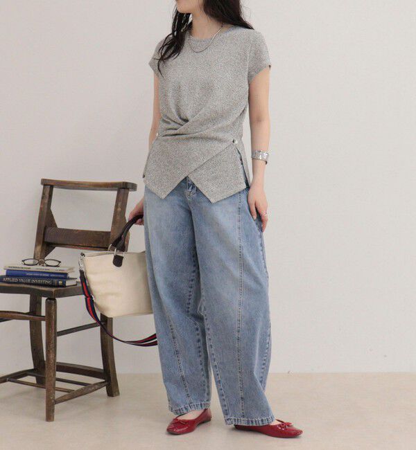 fredy emue「ニットソーカシュクールプルオーバー」|Tシャツ・カットソー|