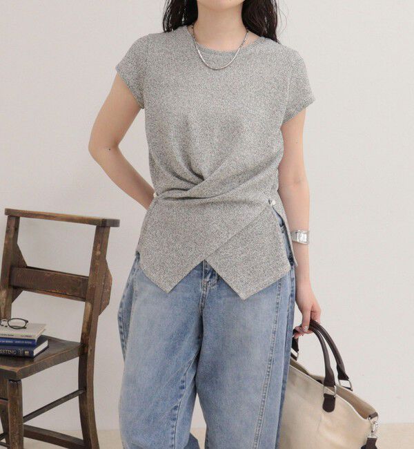 fredy emue「ニットソーカシュクールプルオーバー」|Tシャツ・カットソー|