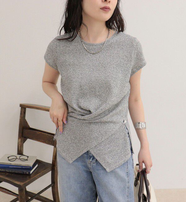 fredy emue「ニットソーカシュクールプルオーバー」|Tシャツ・カットソー|