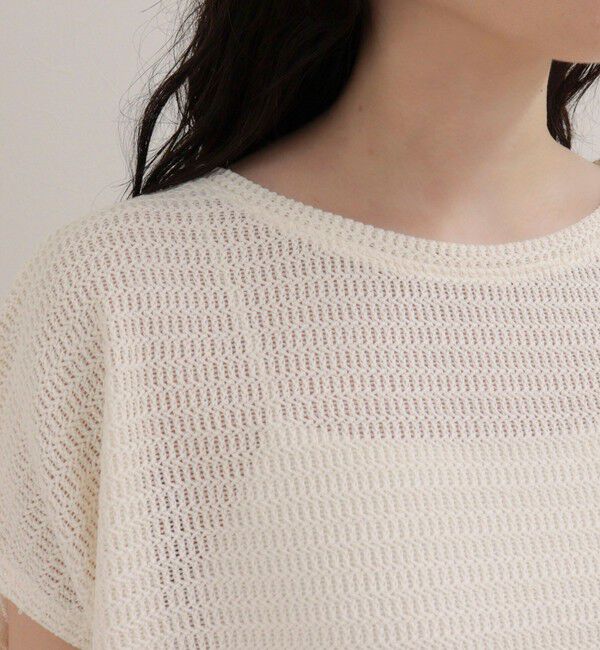 fredy emue「メッシュフレンチプルオーバーカットソー」|Tシャツ・カットソー|