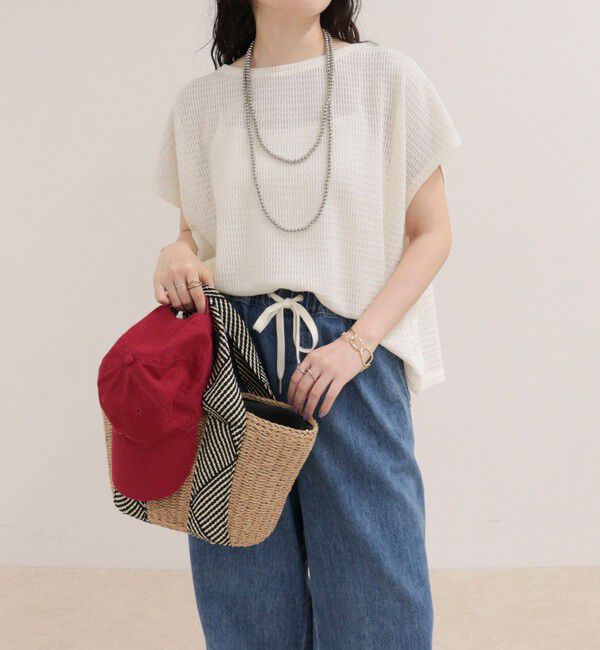 fredy emue「メッシュフレンチプルオーバーカットソー」|Tシャツ・カットソー|