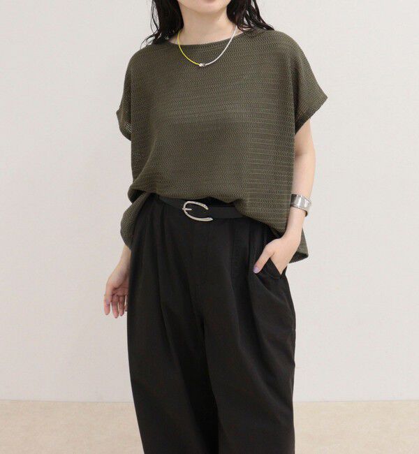 fredy emue「メッシュフレンチプルオーバーカットソー」|Tシャツ・カットソー|