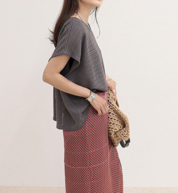 fredy emue「メッシュフレンチプルオーバーカットソー」|Tシャツ・カットソー|