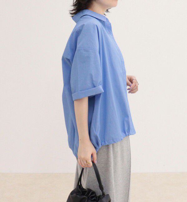 fredy emue「【人気につき半袖Ver.で再登場】汗染み軽減加工COTTON半袖シャツブルゾン」|シャツ・ブラウス|