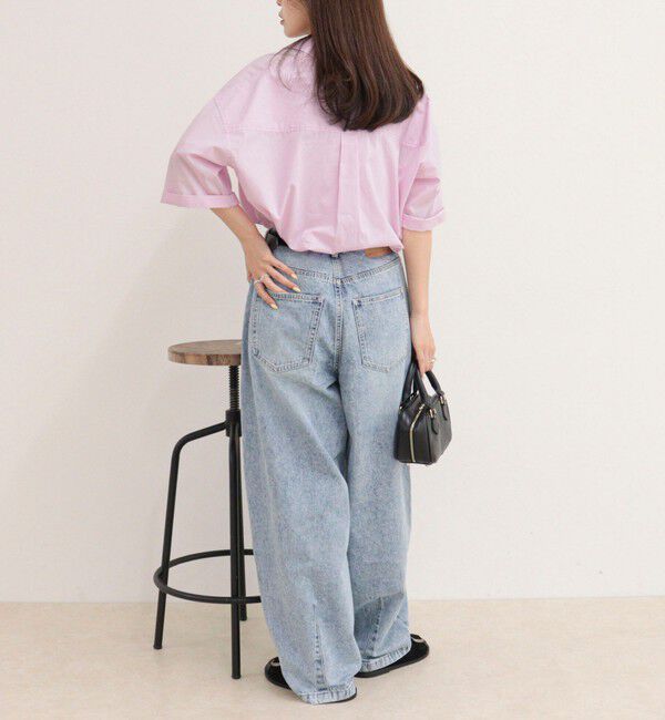 fredy emue「【人気につき半袖Ver.で再登場】汗染み軽減加工COTTON半袖シャツブルゾン」|シャツ・ブラウス|