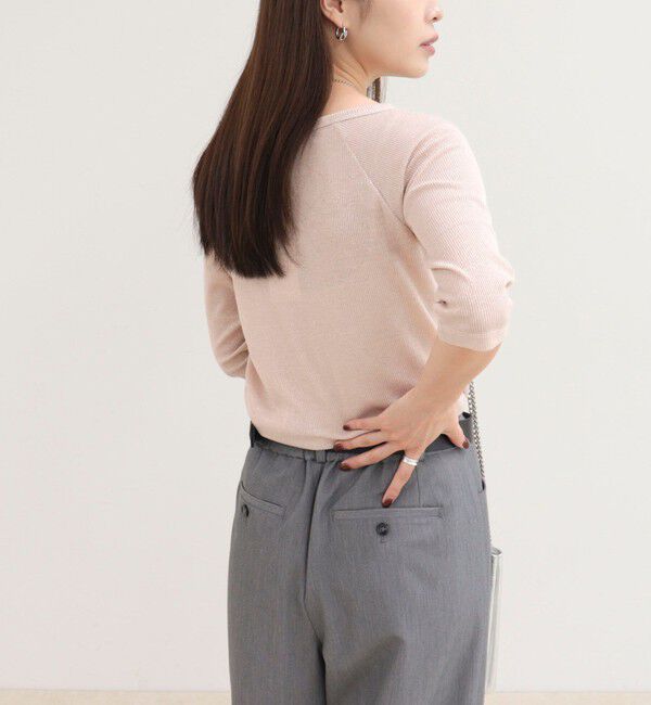 fredy emue「ラメテレコボートネックカットソー」|Tシャツ・カットソー|