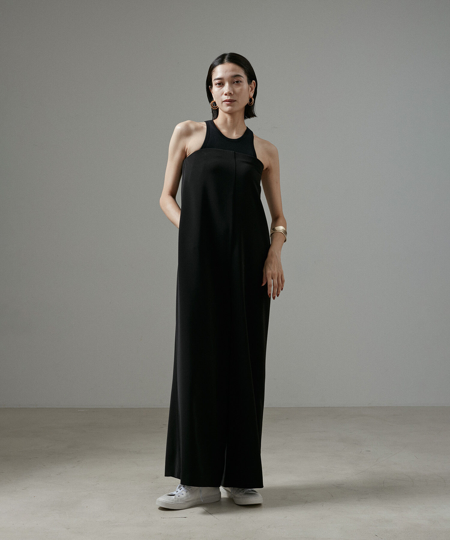 SALON adam et rope'「【Smile Cotton】カップ付きアメリカンスリーブタンクトップ」|タンクトップ|