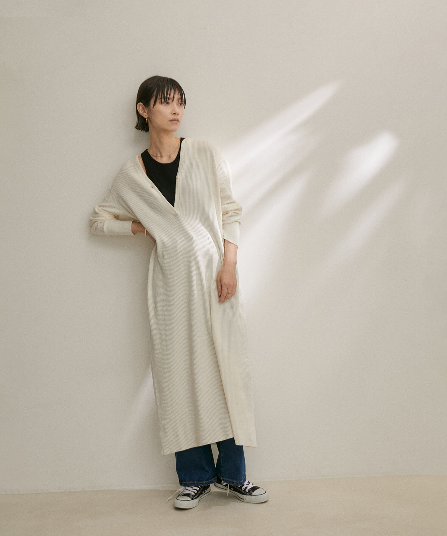 SALON adam et rope'「【Smile Cotton】カップ付きアメリカンスリーブタンクトップ」|タンクトップ|