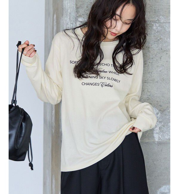 VIS「ロゴ＆フォトアソートロングTシャツ」|Tシャツ・カットソー|