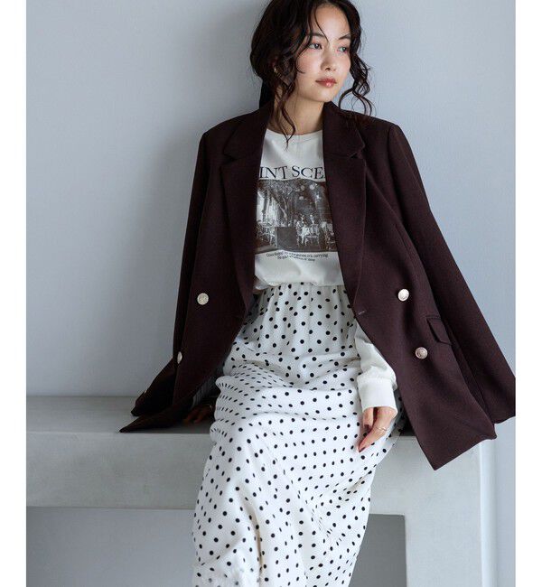VIS「ロゴ＆フォトアソートロングTシャツ」|Tシャツ・カットソー|