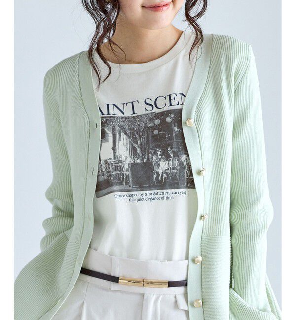 VIS「ロゴ＆フォトアソートロングTシャツ」|Tシャツ・カットソー|