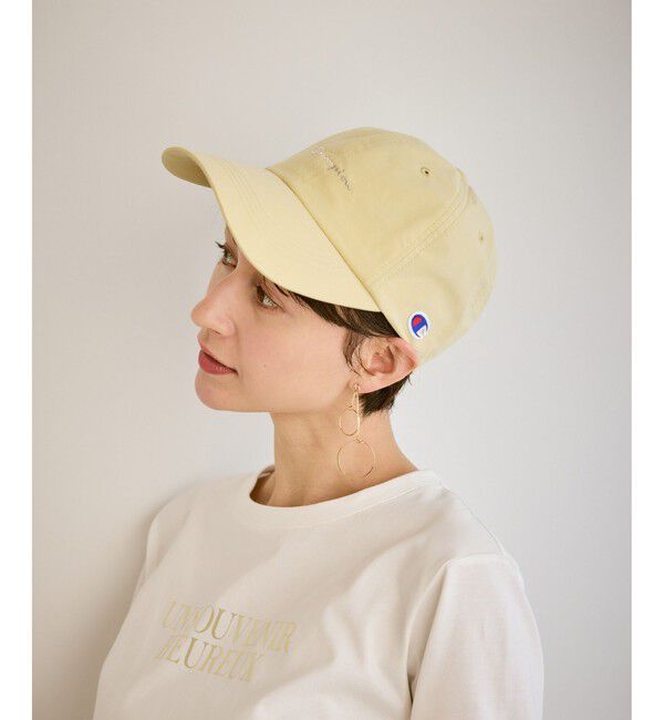 ROPE PICNIC PASSAGE「【Champion/チャンピオン別注】Long visor cap/遮熱」|キャップ・キャスケット|イエロー系(81)