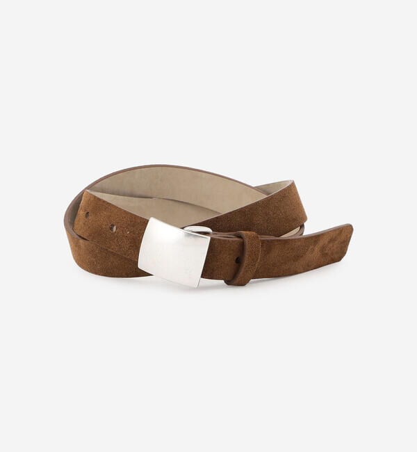  「LEFIJE | レザー ベルト WOMEN」|ベルト|BROWN